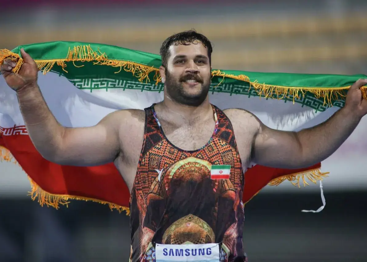 پرتاب طلایی وزنه: طیبی قهرمان آسیا شد