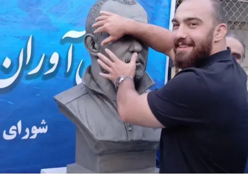 سردیس زارع از روی کشتی‌گیر مغولی ساخته شد!