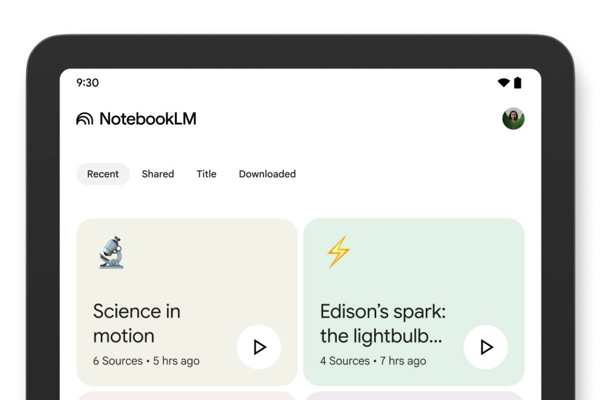 اپلیکیشن NotebookLM گوگل در پلی استور منتشر شد