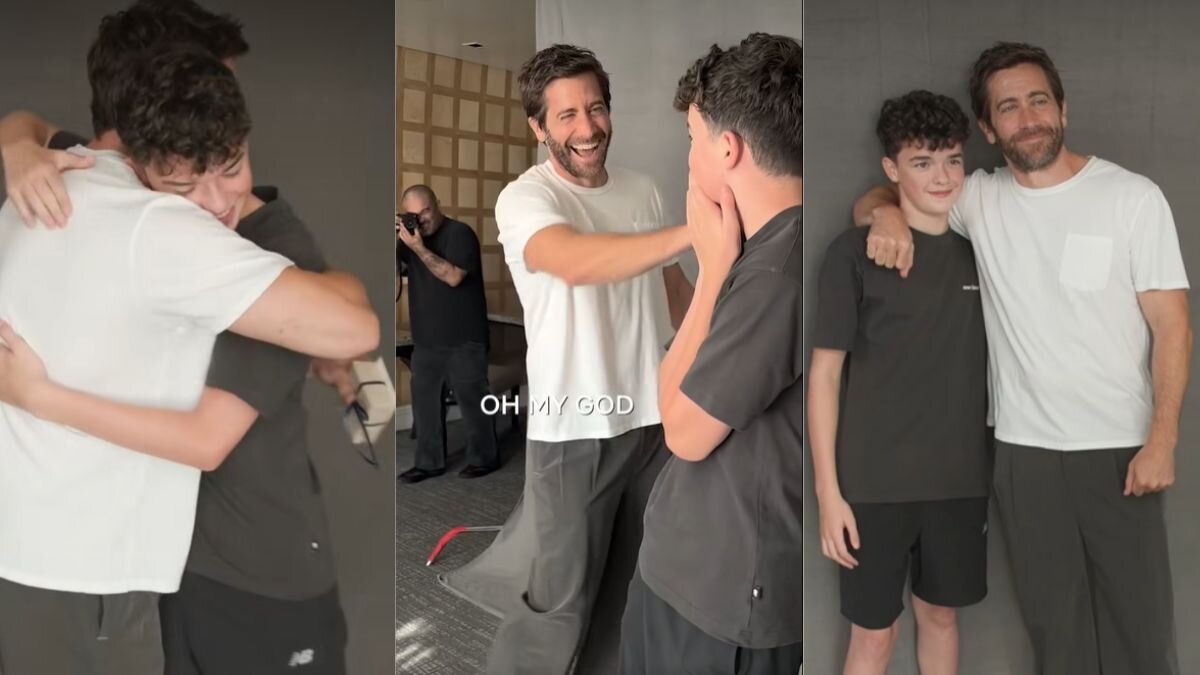 سوپرایز بازیگر جوان توسط اسطوره هنری‌اش/عکس