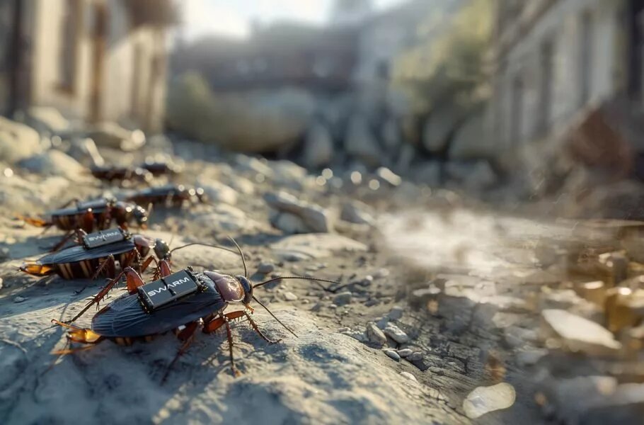 سوسک‌های جاسوس با کوله‌پشتی وارد میدان شدند